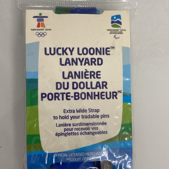 RARE Vancouver 2010 Olympics Lucky Loonie Lanyard. NEW! VINTAGE COLLECTIBLE - Picture 3 of 4